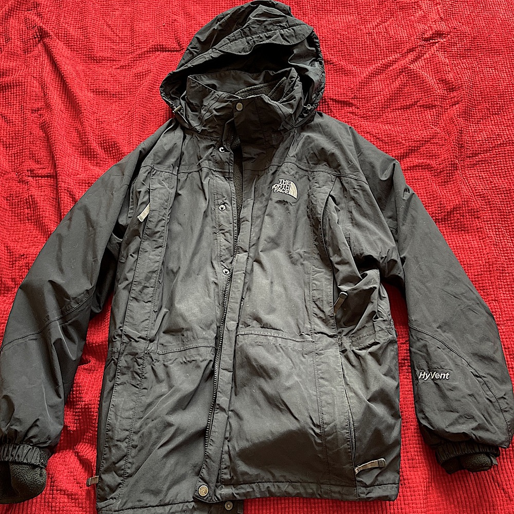 The North Face HyVent Double Jacket XL Black